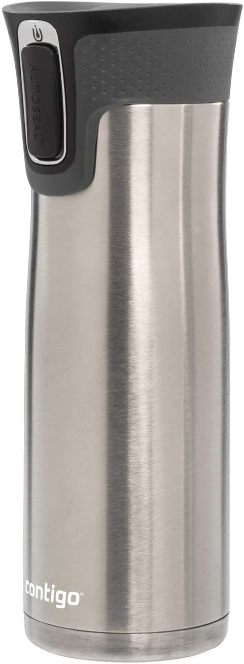 Contigo West Loop Stainless Steel Travel Mug with AUTOSEAL Lid, 24oz., Stainless Steel