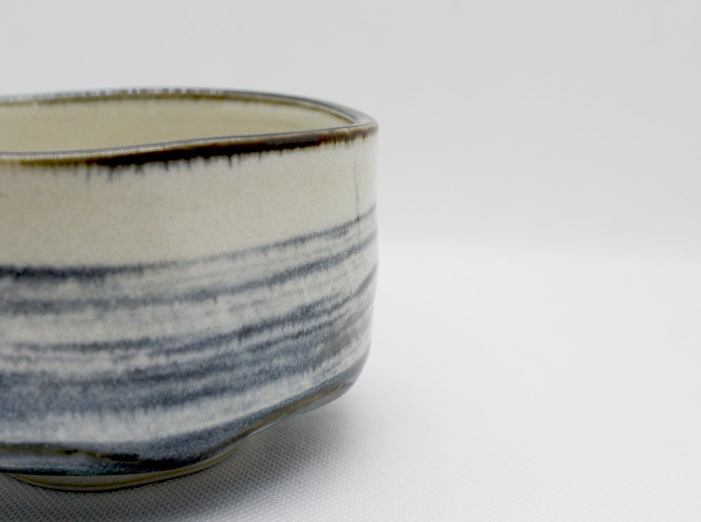 Japanese Traditional Handcrafted Mino Matcha Chawan Tea Bowl Cup Ceremony Tableware Pottery (Harugasumi)