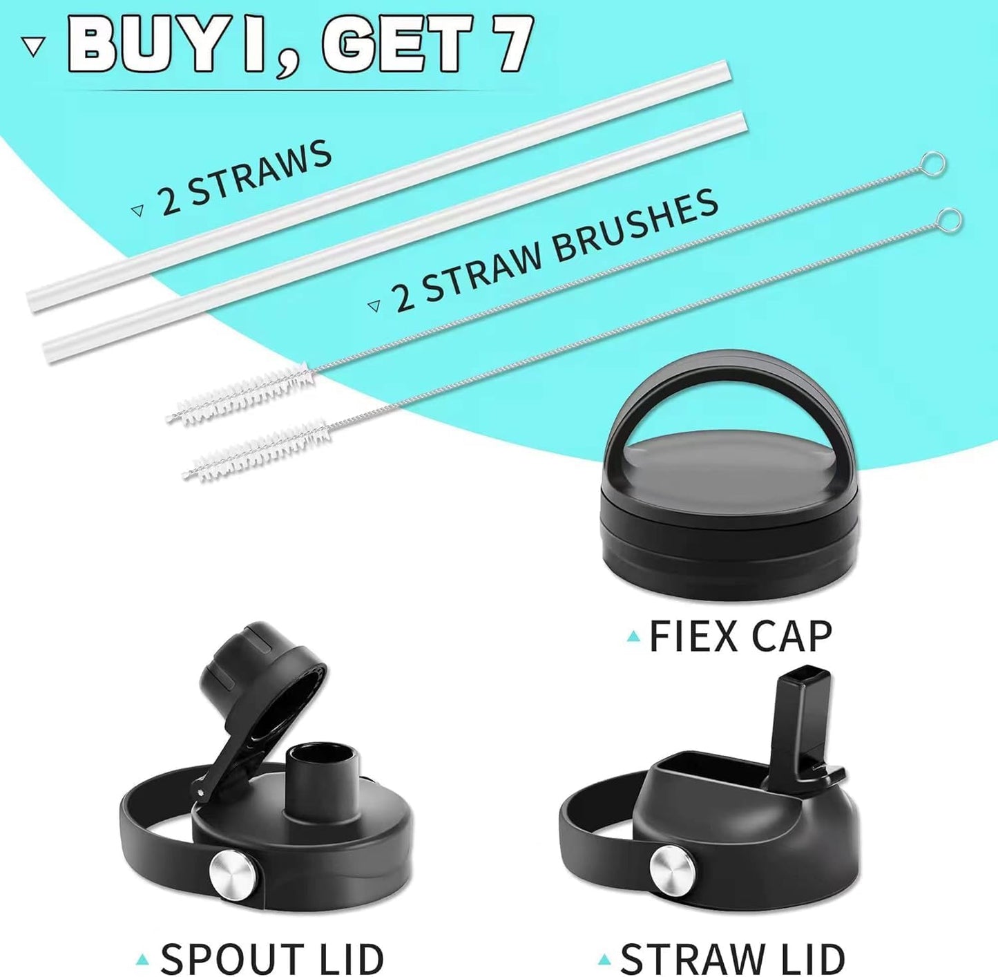 40 oz Insulated Water Bottle with Straw fit in Car Cup Holder(Cold 48 hrs, Hot 24 hrs) Drinking Bottle with Straw Lid, Spout Lid and Flex Cap Leakproof Travel Thermo Mug,Olive