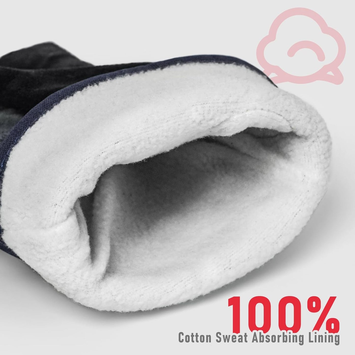 YESWELDER Leather Work Gloves for Men or Women,Suitable for welding | gardening |construction etc. Cowhide leather with cotton lining, wrist closure, grippy and durable.Reinforced palm,Black-gray M