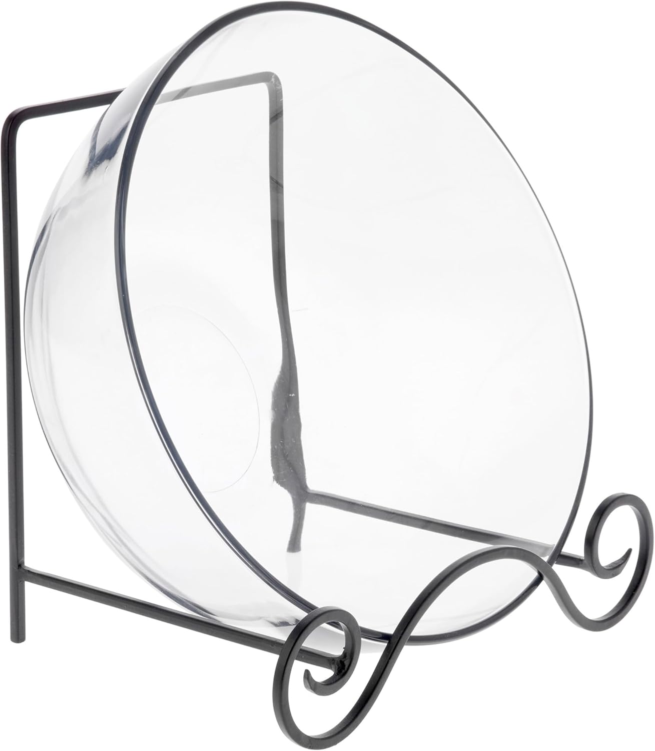 Bard's Wrought Iron Bowl or Deep Platter Stand, 9.375" H x 10.25" W x 7.625" D (For 12" - 16" Bowls or Deep Platters)