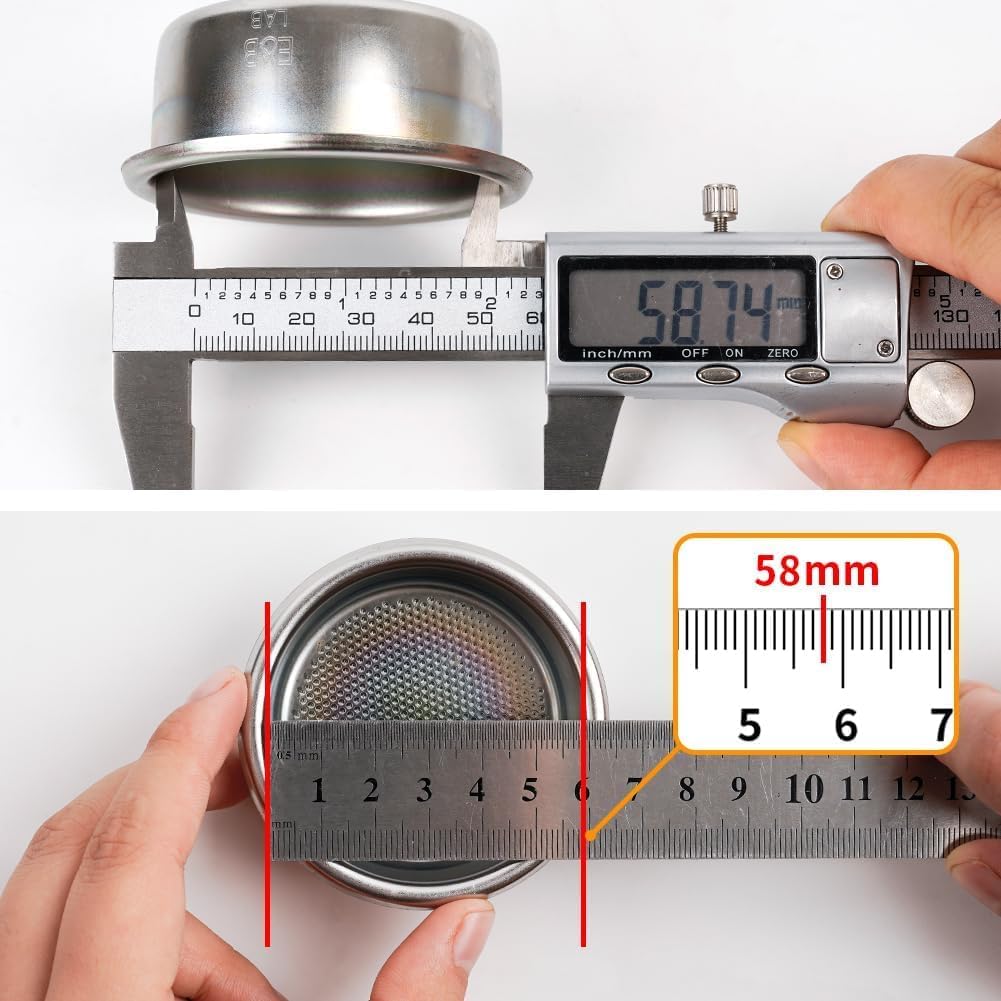 watchget 58mm Espresso Paper Filters - 500 Pcs Disposable Coffee Filter Papers for Espresso Machines, Puck Screen, Compatible with 58mm Portafilter Baskets