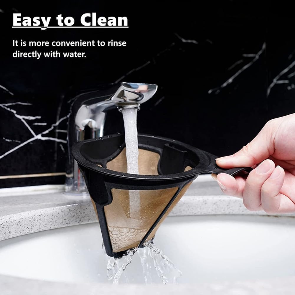 CM300 Coffee Filter Basket for Ninja,Reusable Permanent Coffee Pot Replacement for Ninja Coffee Maker CM300, CM305, CM360, CM371, CM400 (1)