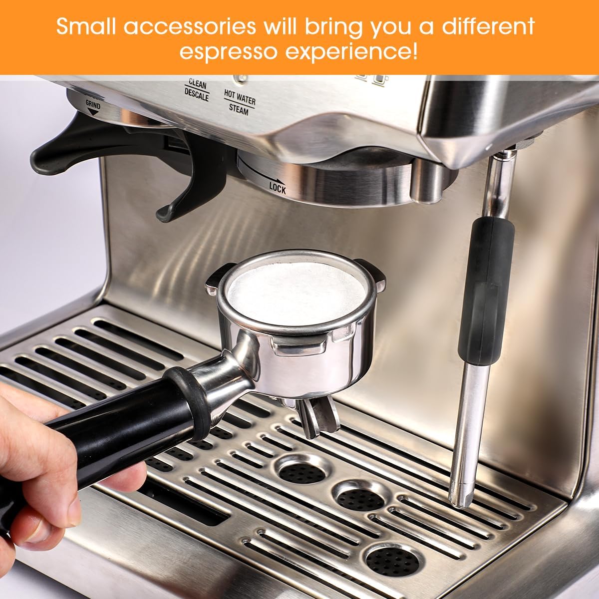 Aieve Espresso Paper Filter Compatible with Breville Barista Espresso Coffee Maker, 58 mm Espresso Filter Puck Screen Portafilter Paper (400 Pcs)