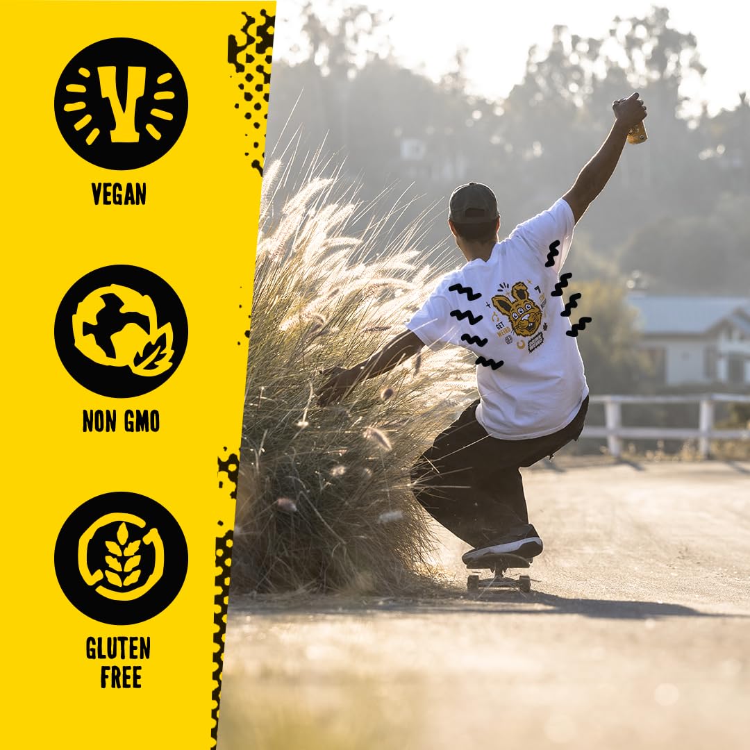 Drink Weird Organic White Peach Oolong Tea β 16oz Cans, 160mg Organic Caffeine, Pack of 12 β A Refreshing Energy Drink Alternative