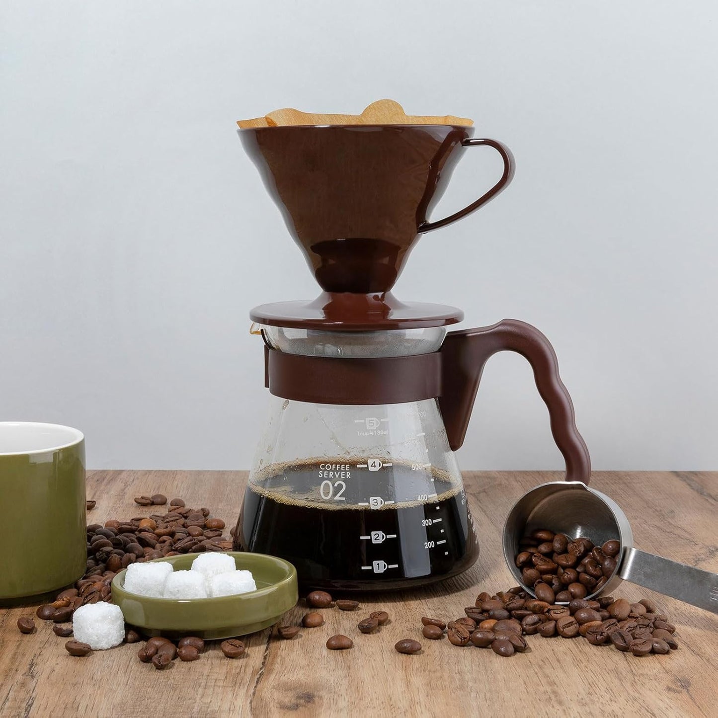 HARFINGTON 3pcs Coffee Scoop Spoon 2tbsp (6tsp, 30ml) 304 Stainless Steel Long Handle Teaspoon/Tablespoon Measuring Spoons Scoops for Tea Sugar Kitchen, Rose Gold