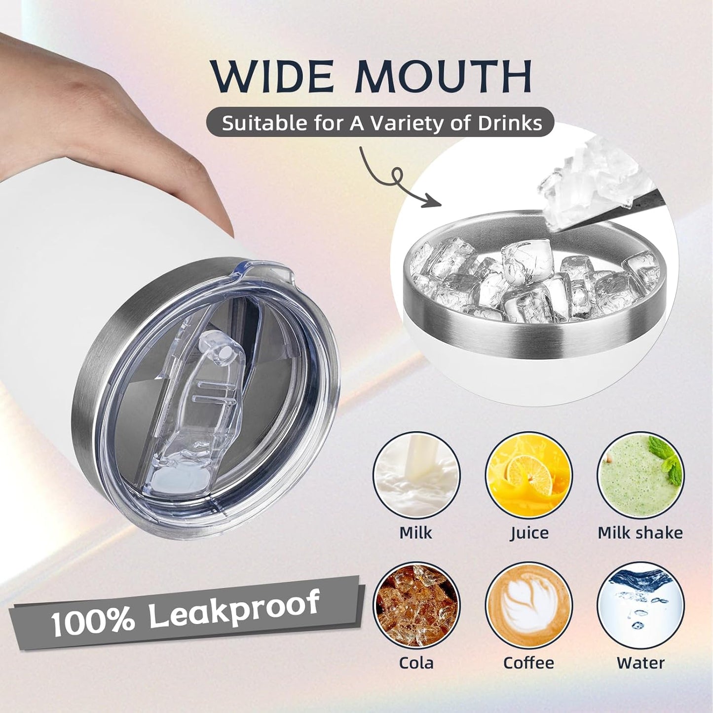 MEZMUT 20oz Coffee Tumbler with Lid and Straw Double Wall Vacuum Insulated Cup Stainless Steel Travel Mugs Insulated for Hot and Cold Leakproof Powder Coated Tumbler for Indoor and Outdoor