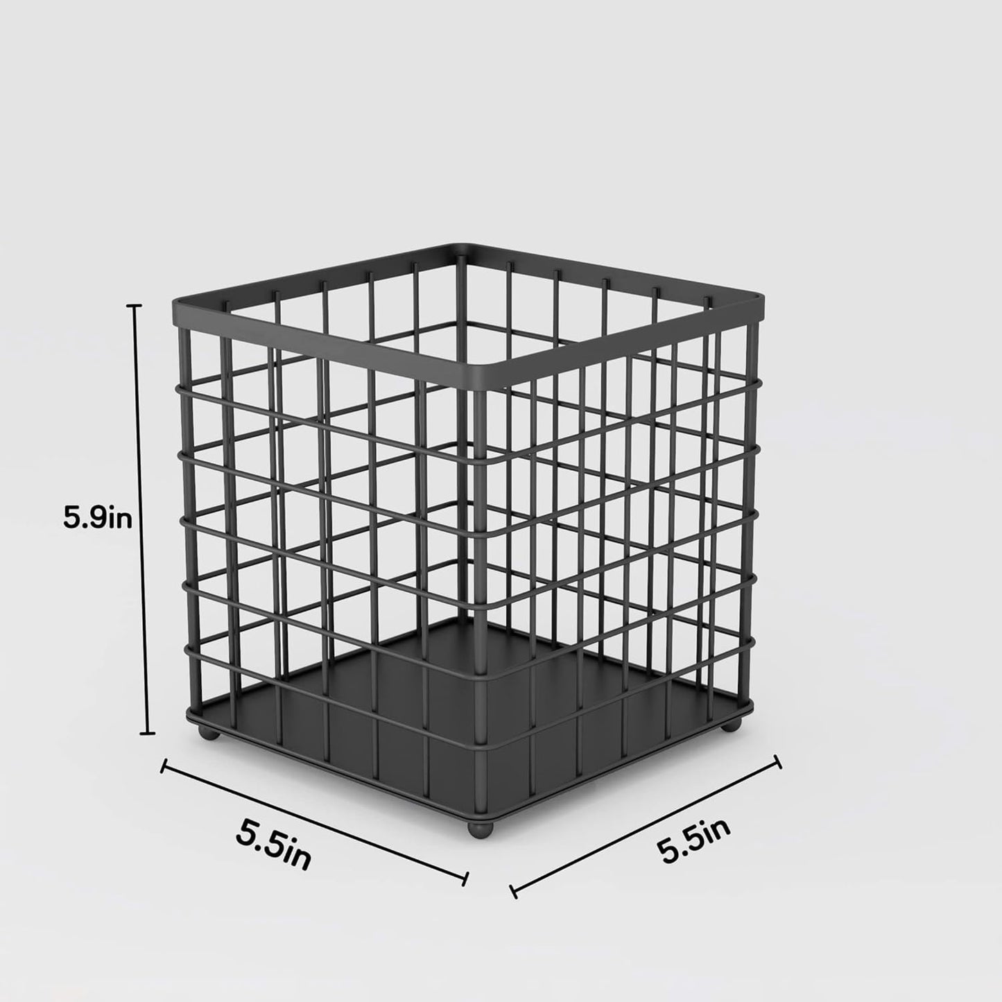 Coffee Pod Holder Organizer, K Cup Holder for Counter K pod Container, Creamer Holder, Coffee Bar Accessories Basket Black