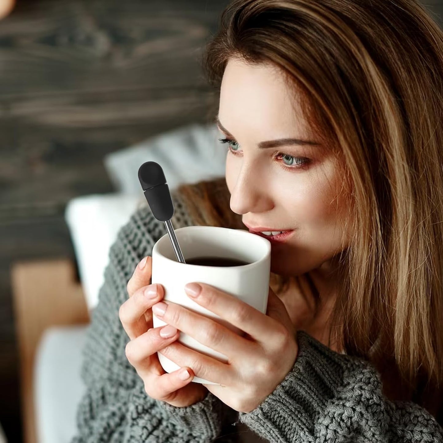 Numola Long Handle Twisting Tea Ball, 2Pcs Tea Ball Infuser for Loose Tea, Reusable Loose Leaf Tea Steeper Stainless Steel for Cup and Teapot