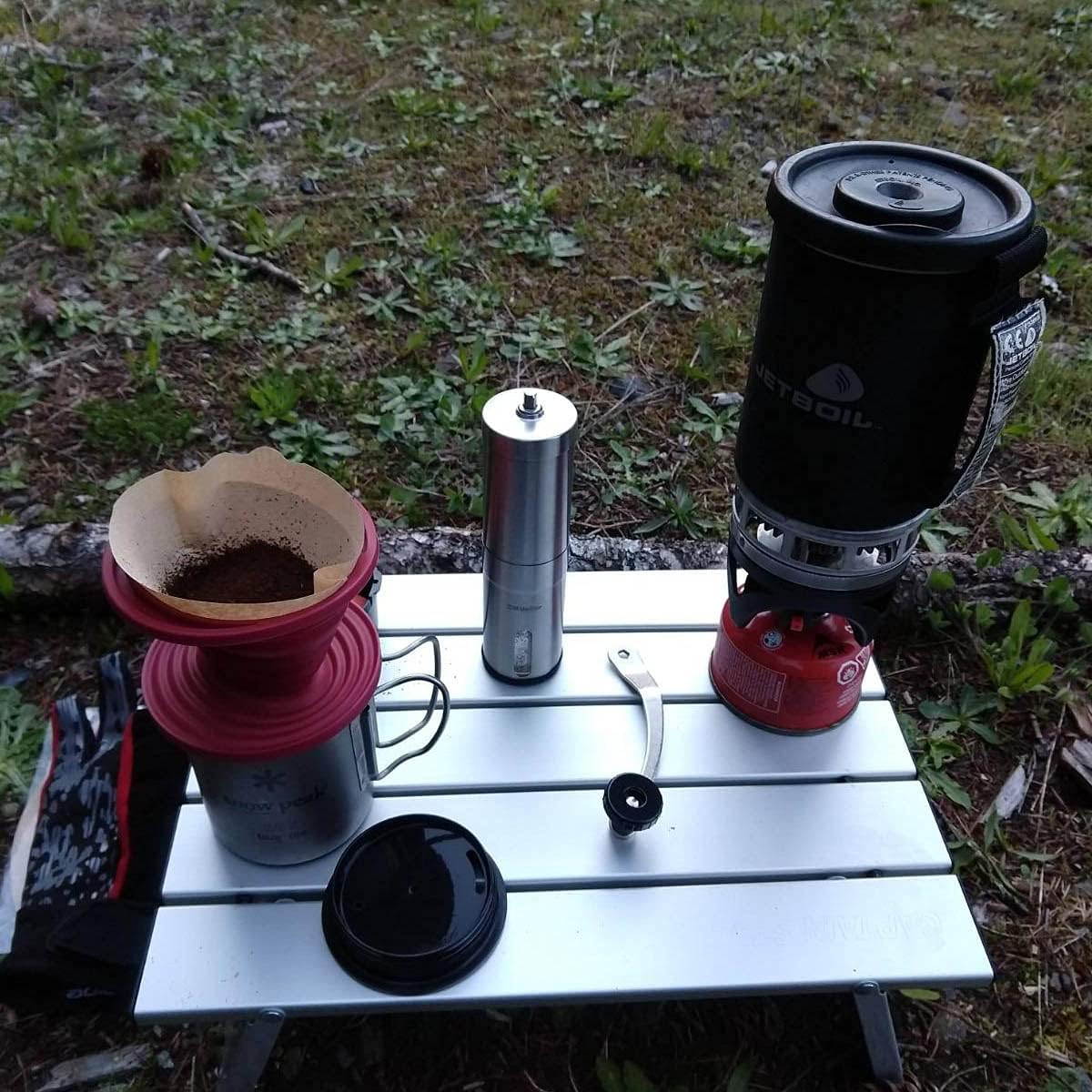 Collapsible Silicone Coffee Dripper, Reusable Coffee Filter Cone for Home, Office, Backpacking, Hiking, Camping and Outdoor Survival