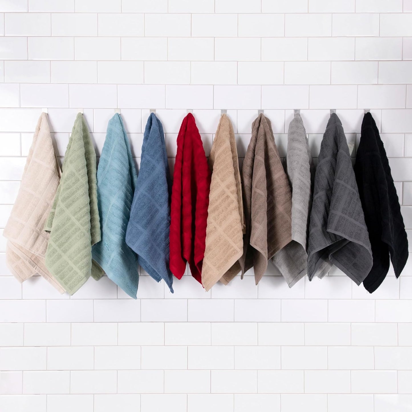 All-Clad Solid Kitchen Towels: Highly Absorbent, Super Soft Long Lasting - 100% Cotton, 17"x30" Tea Towels for Cleaning & Drying Dishes, Pans, Glassware, or Countertops, (2-Pack), Cappuccino