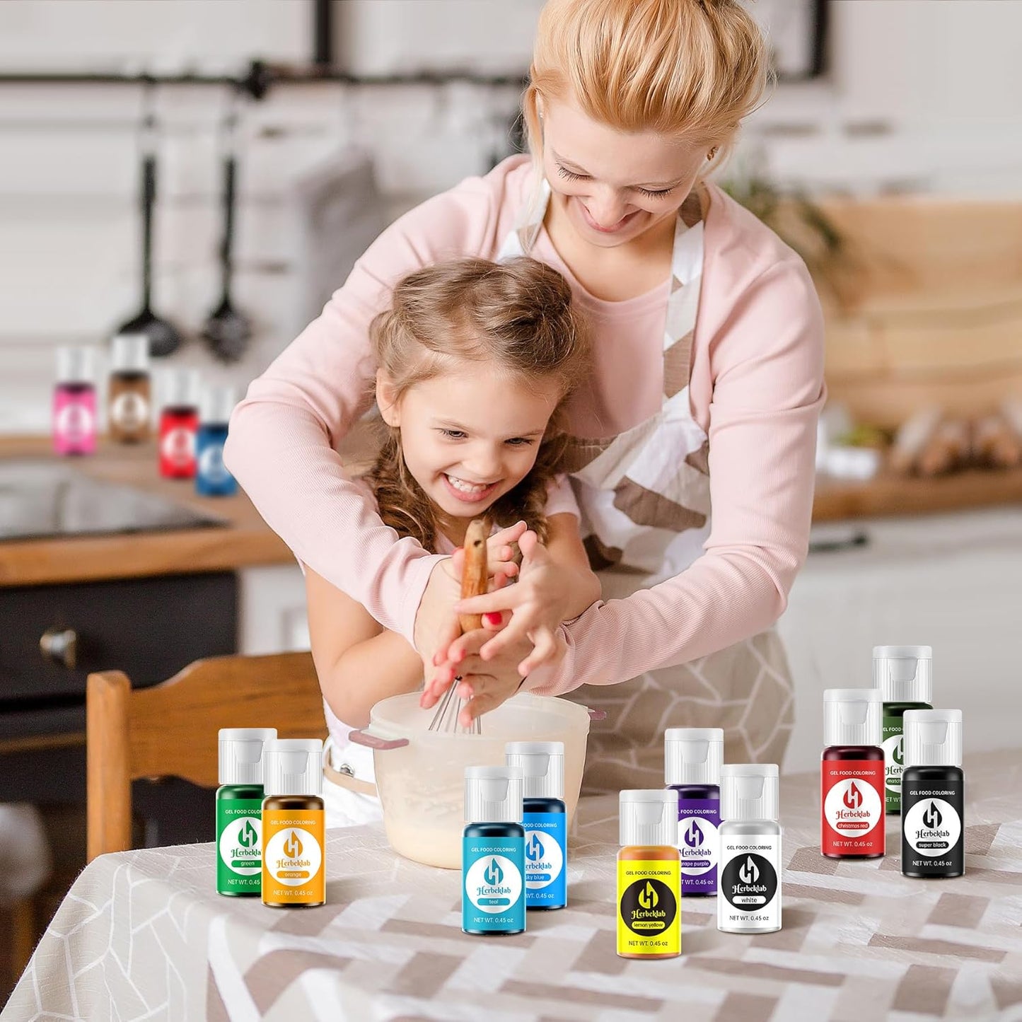 Gel Food Coloring 18 Colors x 0.45 oz Concentrated Gel Based Food Dye Vibrant Icing Colors for Baking Cake Decorating Cookies