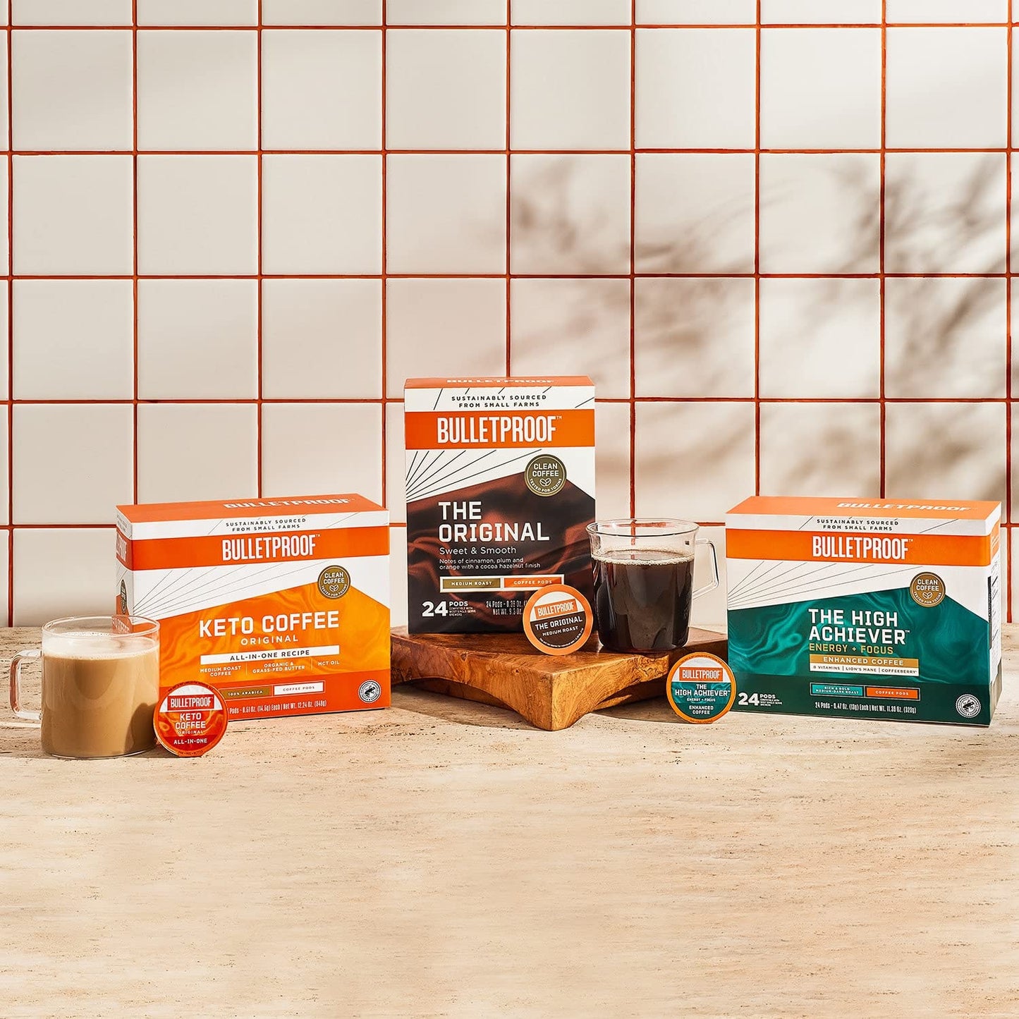 Bulletproof The Mentalist Medium-Dark Roast Single-Serve Pods, 72 Count, 100% Arabica Coffee, Clean Coffee Tested for Toxins, Packaging May Vary