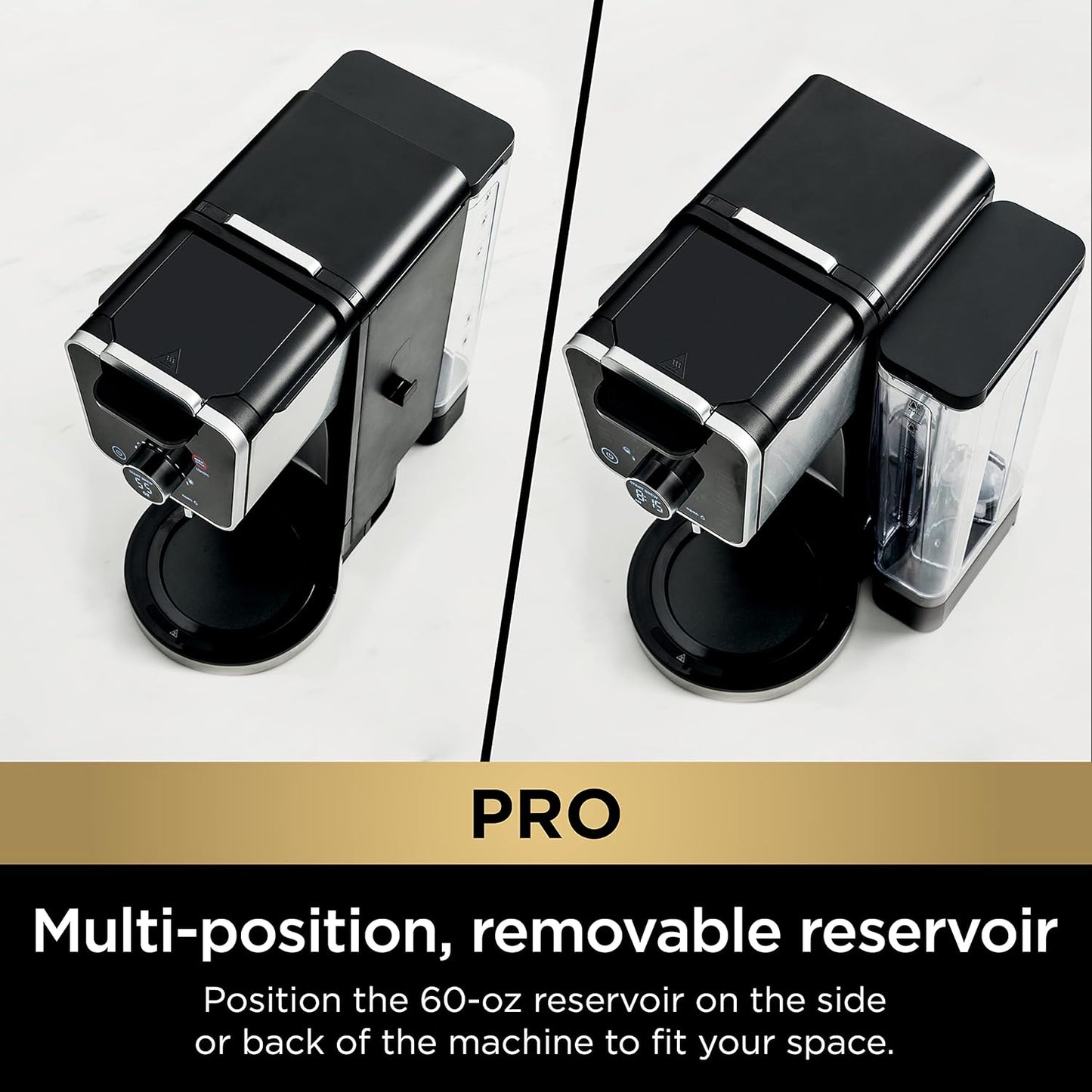 Ninja Hot and Iced Coffee Maker, Single Serve Coffee Maker and Drip Coffee Machine, DualBrew Pro Specialty 12-Cup with K-Cup Combo, Includes Permanent Filter, CFP307