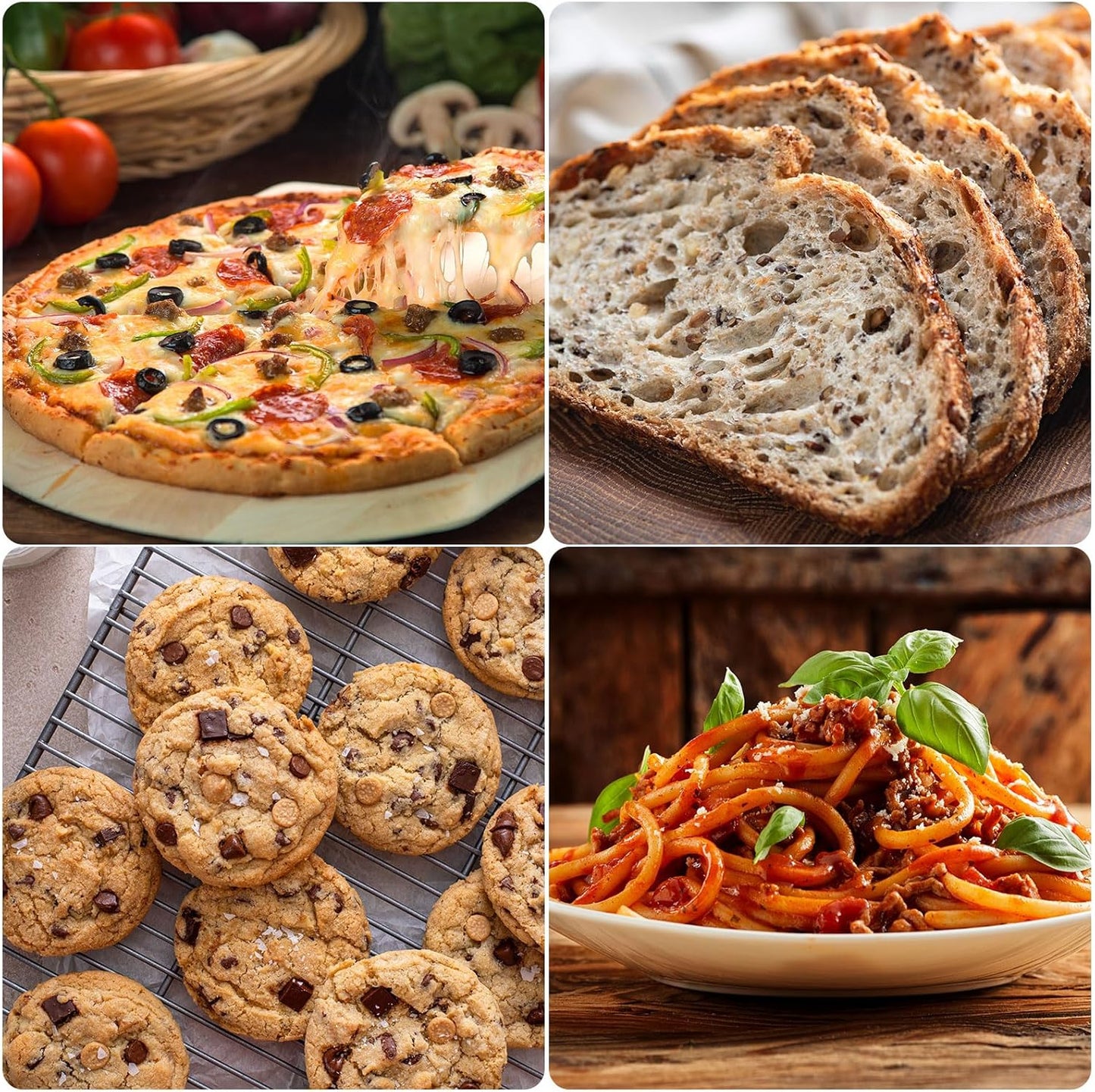 HARFINGTON Silicone Rolling Pin 10" Silicone Surface Non-Stick Stainless Steel Inner Core Dough Roller Kitchen Roller for Baking Pastry Pizza Fondant Bread, Green