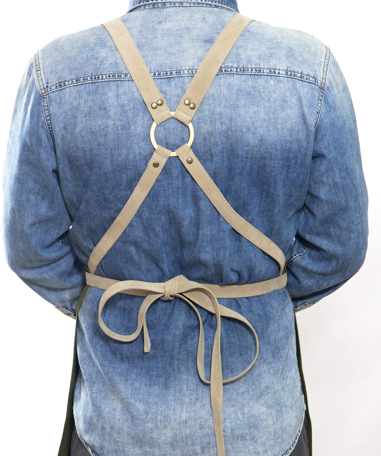 Men and Women Apron for Kitchen, Gardening, Artist, Chef, Work | Canvas, Waterproof, Adjustable Straps Unisex