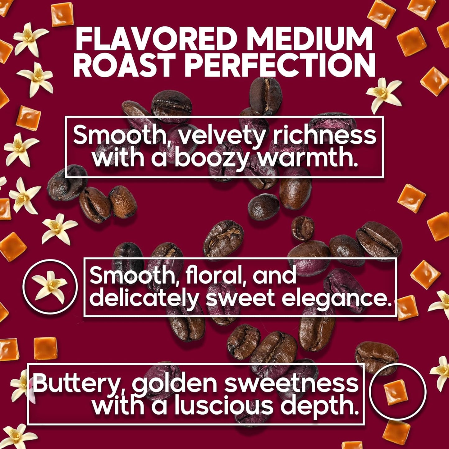 Sarasota Coffee Whole Bean Jamaican Me Crazy | Medium Roast Gourmet Flavored Coffee Beans | Low Acid, Mold Free, Specialty Grade Bulk Beans | 5lb (80 oz)