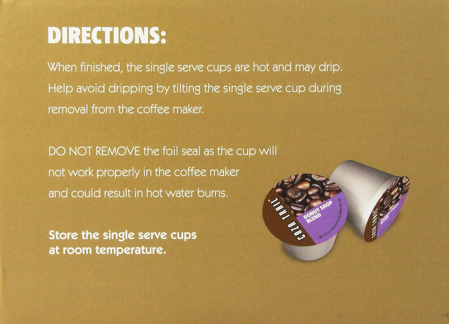 Caza Trail Coffee Pods, Donut Shop Blend, Single Serve 100 Count (Pack of 1) (Packaging May Vary)