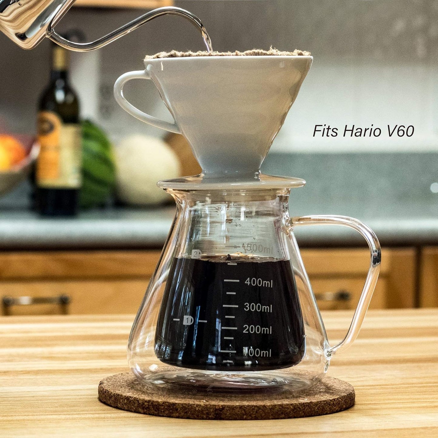 Organic Hemp Reusable Coffee Filter (No.2 Cone, 3pk)