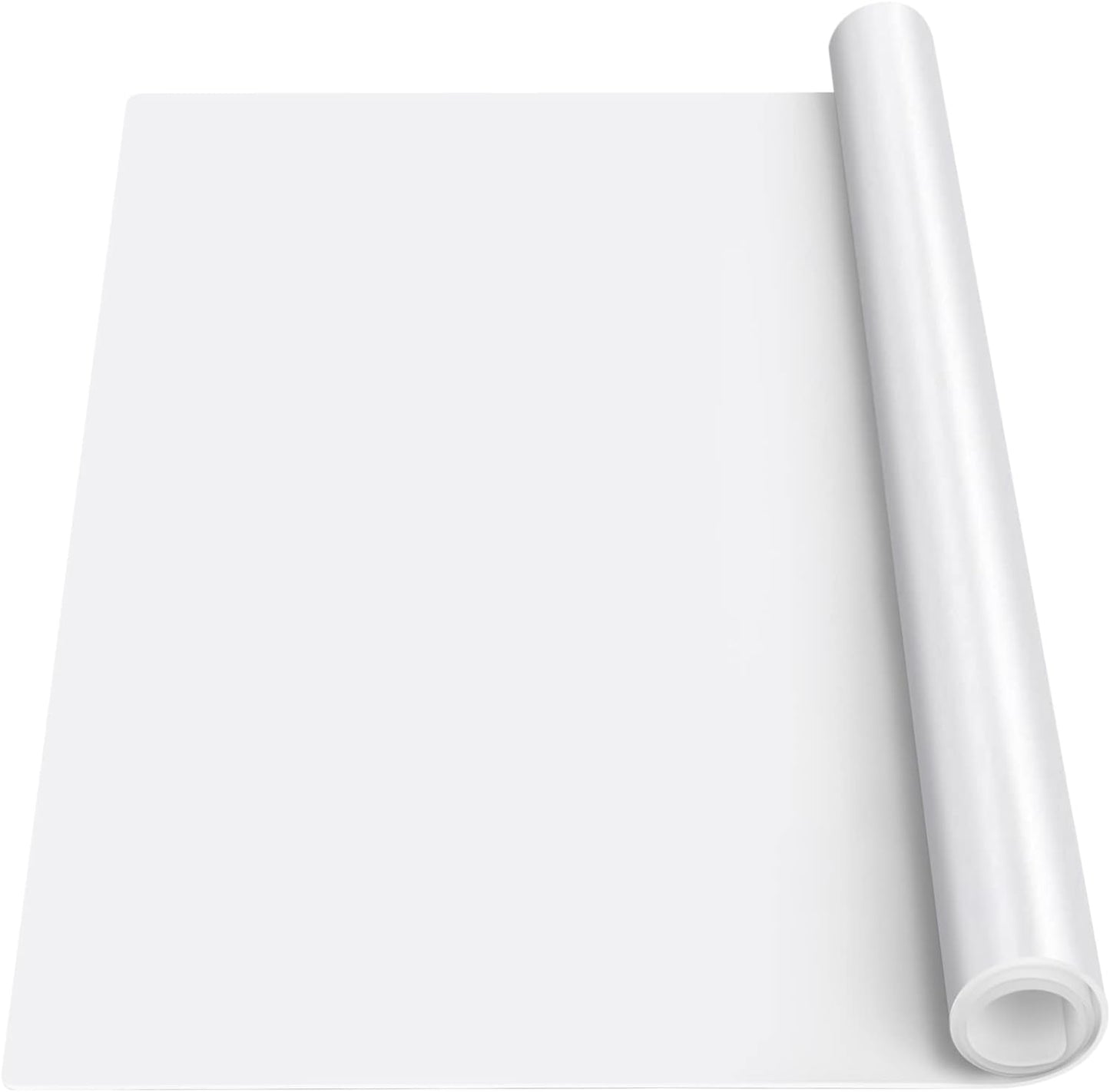 Silicone Mat Heat Resistant Mats for Countertop, Multipurpose Large Silicone Mats for Crafts Kitchen Workbench Size 48x24 inches Thick 2mm,Rolled Package,Translucent