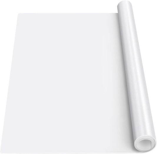 Silicone Mat Heat Resistant Mats for Countertop, Multipurpose Large Silicone Mats for Crafts Kitchen Workbench Size 36x24 inches Thick 2mm,Rolled Package,Translucent