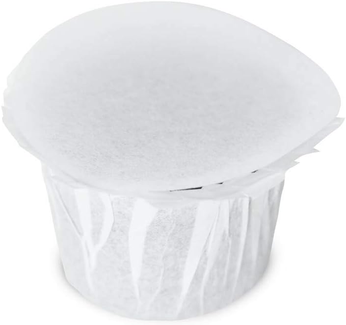 Perfect Pod EZ-Cup Paper Coffee Filters with Patented Lid for Single-Serve Coffee Brewers and Coffee Pods, Compatible with Keurig, 16-Pack (800 Filters)