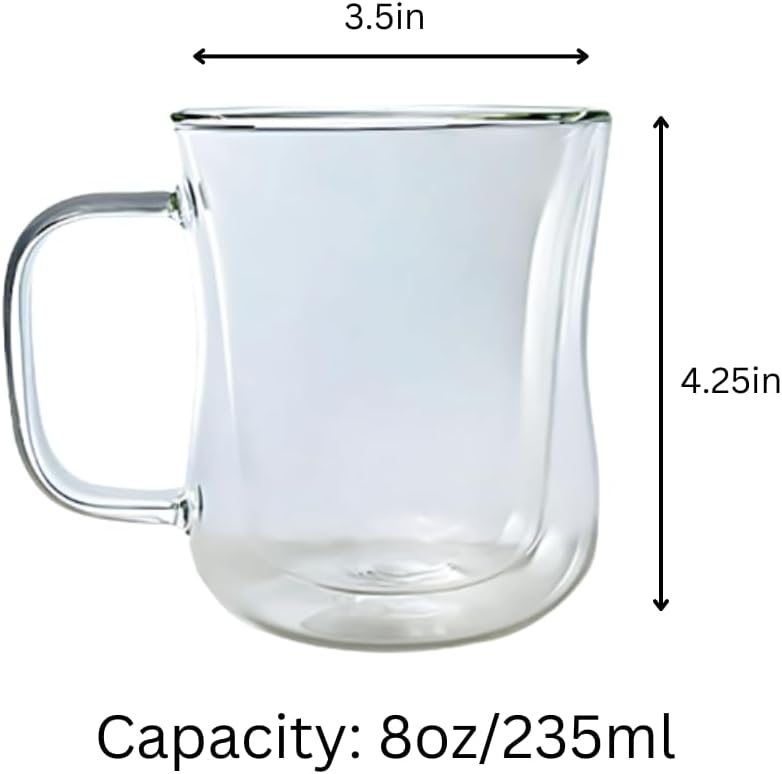 LEMONSODA Double Walled Colored Insulated Coffee Mugs - 10oz - Hot or Cold Latte, Tea, Cappucino, Coffee, Espresso Mug with Handle - Premium Packaging (Set of 48)(2252)