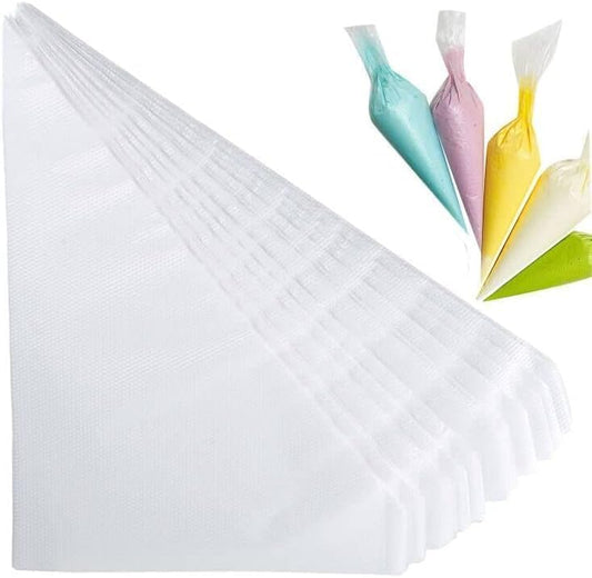 Disposable Piping Bags, Extra Durable Piping Bags, 100 Anti Burst Pastry Icing Bags -for Cream Frosting, Cake & Dessert - 12 inch - Thickening