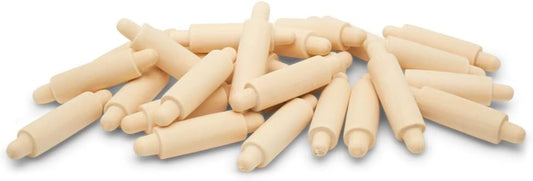 Wooden Mini Rolling Pin, 1-5/8 inches, Pack of 100, Perfect for Scrapbook Projects, Miniatures, Party Decor, and Crafts, by Woodpeckers