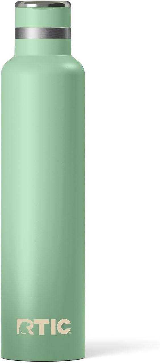 RTIC 26oz Journey Bottle Metal Stainless Steel Vacuum Insulated, BPA Free, Reusable, for Water, Hot and Cold Drinks, Travel, Sports, Camping, Sage