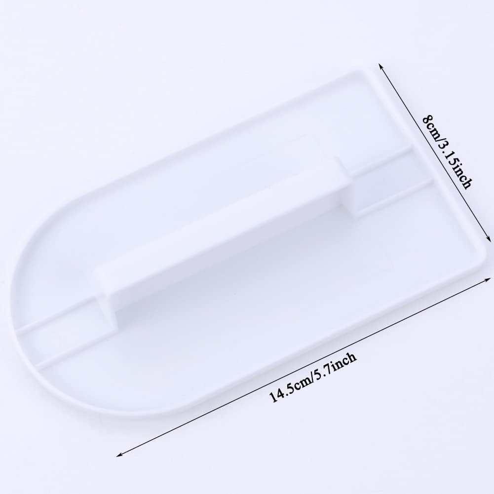 AKOAK 2 PCS Fondant Smoothing Tool Cake Decorate Smoother Polisher 14.5 x 8cm