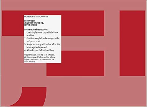 Amazon Brand - Solimo Dark Roast Coffee Pods, French Roast, Compatible with Keurig 2.0 K-Cup Brewers, 24 Count