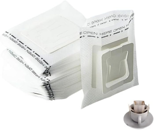 Coffee Filter Bag，Coffee Tea Bag，Drip Bag Coffee ，Suitable for Single Cup, Office, and Outdoor Use With Ease (50)