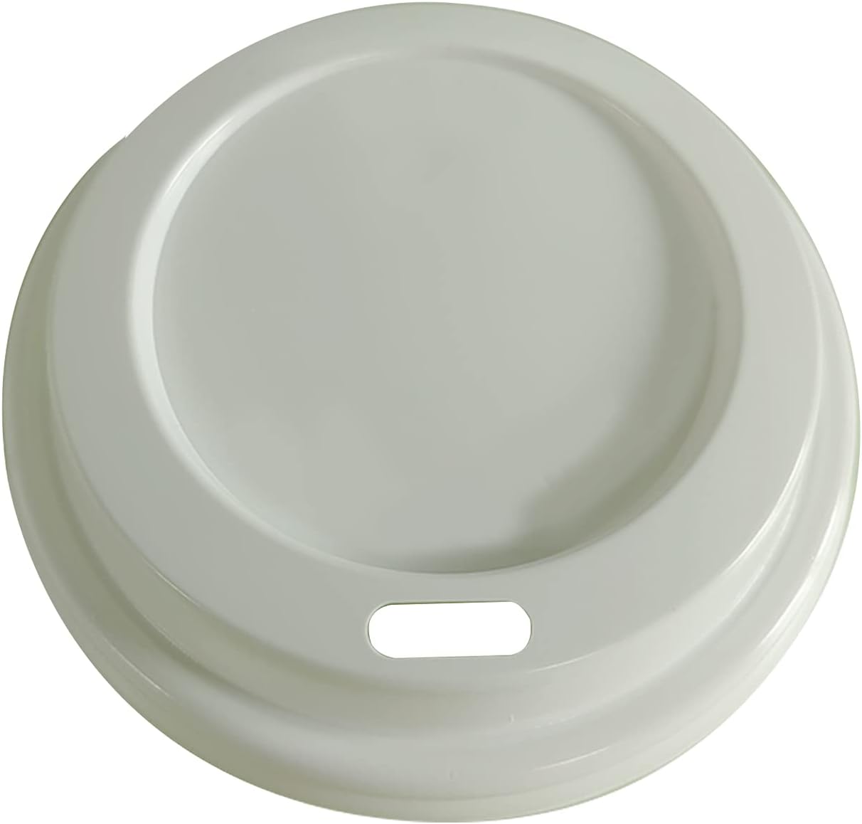 Smygoods Coffee Cup Lids, Dome Lid for 10/24 Ounce cups, Paper cups, White, 50 Count [No Cups Included]