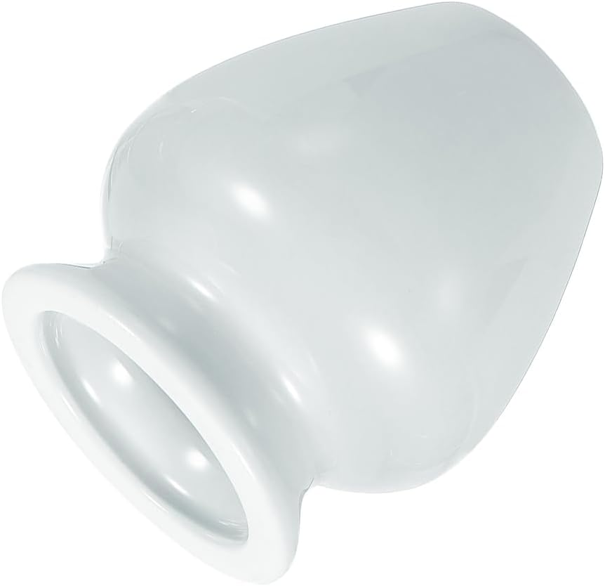 HARFINGTON Ceramic Chasen Stand 70mm Matcha Whisk Holder Teas Set Whisks Stand Traditional Matcha Tea Chasen Holder Tea Set Accessories for Tea Tasting, Ice Gray