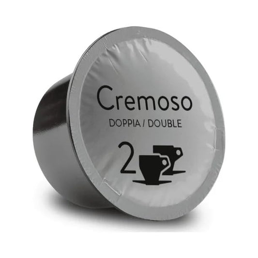 Bristot Cremoso Double Espresso Capsules – Medium Roast – Intense, Creamy, Full-Bodied – 11.2g – Compatible with Lavazza Blue Machines – 50 Count*
