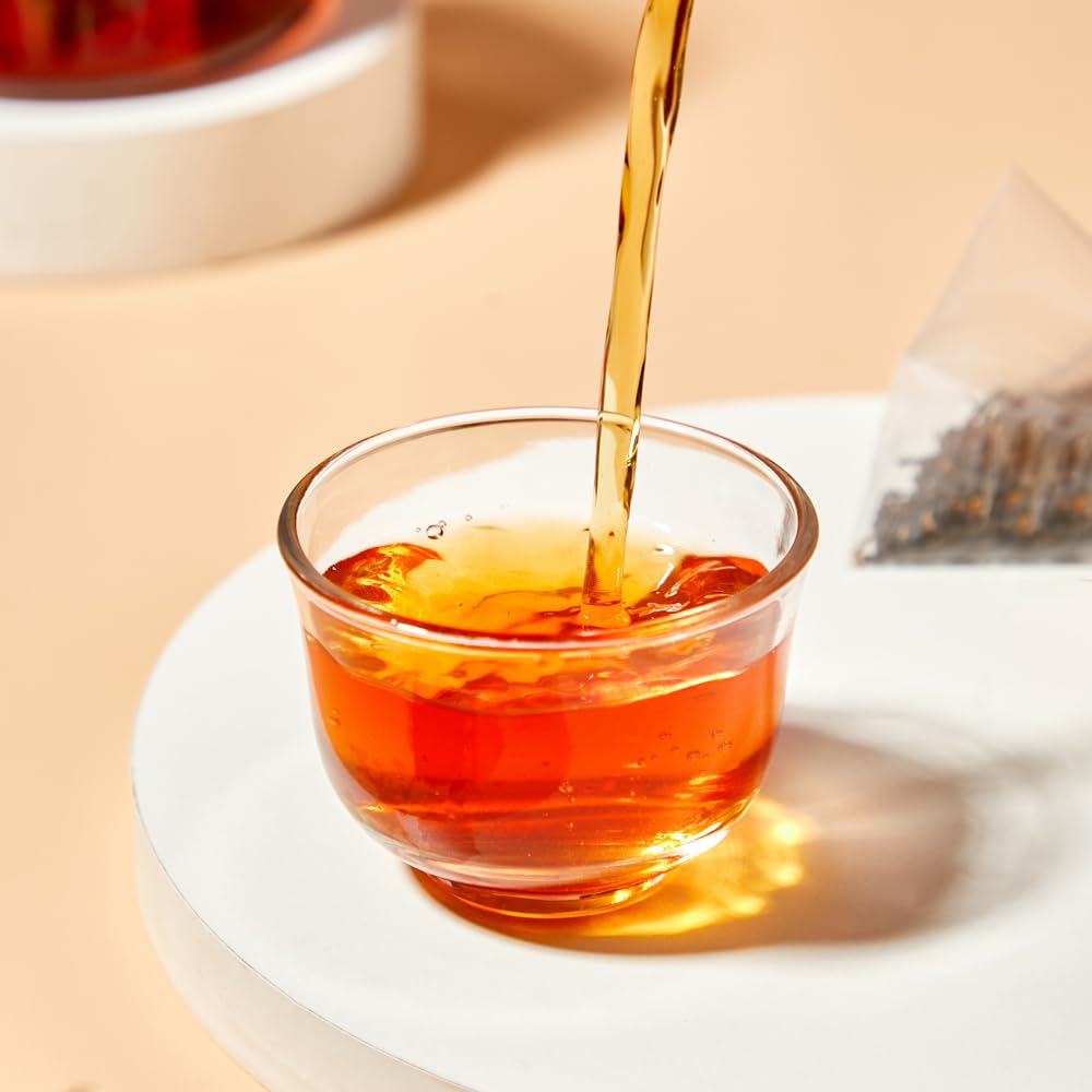 XIEJINJI Golden Monkey Tea - Chinese Black Tea - Jinjunmei - Premium Bud Tea - Eco-Conscious Tea Bags - 3.2g x 40 Count - Repeated Brewing - High Mountain Nature Fruit