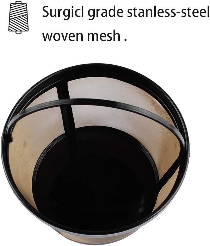 Permanent Basket-Style Coffee Filter designed for Mr. Coffee 10-12 Cup Basket-Style Coffeemakers
