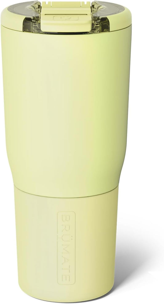 BrüMate Nav 25oz 100% Leak Proof Insulated Travel Tumbler with Magnetic BevLock™ Lid - Double Wall Cup-Holder Friendly Stainless Steel Mug (Prickly Pear)