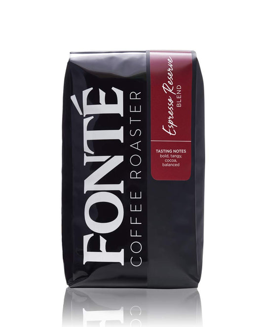 Fonte Coffee Roaster - Home Espresso - Medium-Dark Fresh Roast - Roasted in Seattle - Single Origin - Bold, Tangy, Cocoa, Balanced - 12 oz - Espresso Reserve