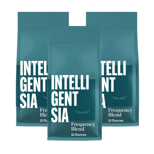 Intelligentsia Coffee, Medium Roast Whole Bean Coffee - Frequency Blend 36 Ounces (3 Bags of 12 Ounces)