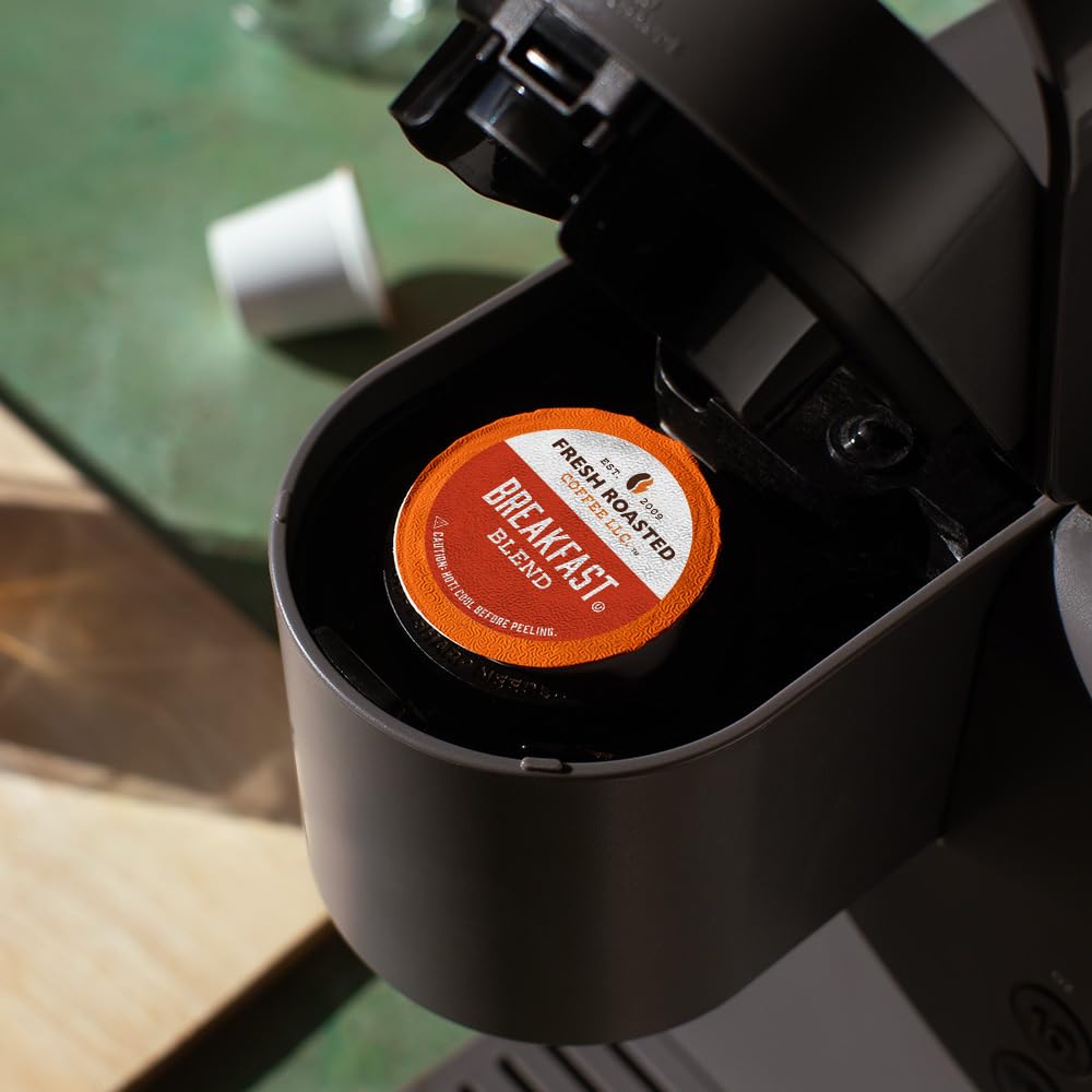 Fresh Roasted Coffee, Breakfast Blend, Light Roast, 72 Pods for K Cup Brewers