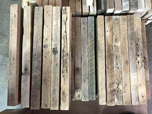 Urban Legacy Accent Shelves | Reclaimed Barn Plank | Set of 2 with Full Brackets (Natural 48"x 4.5"x 2")