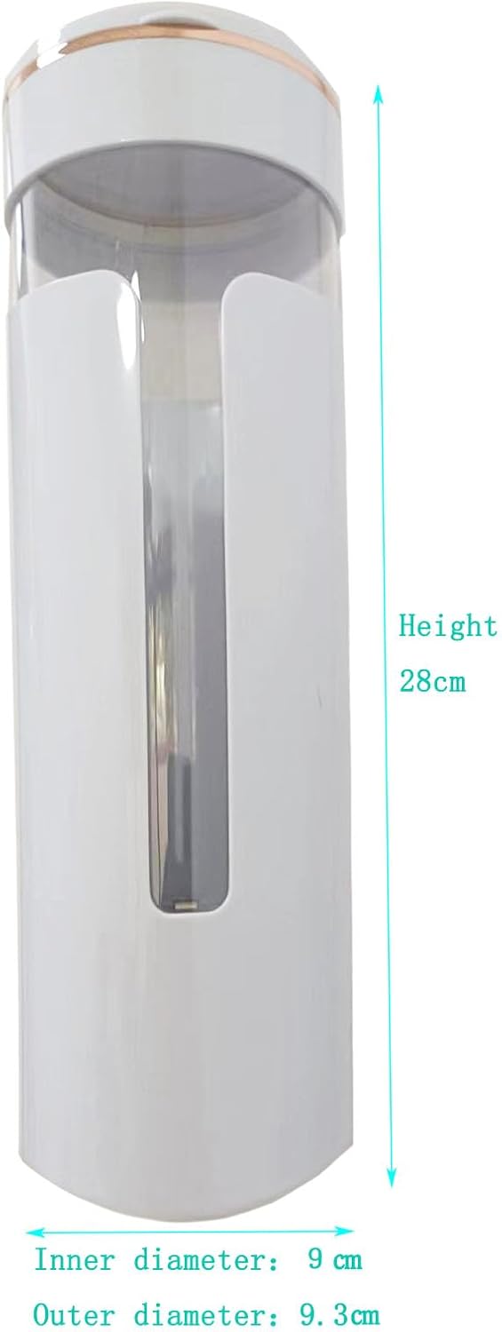 Coffee Machine or Water Dispenser Wall Mounted Disposable Cup Dispenser,fits 3 to 8 oz Paper or Plastic Cup Organizer,Including Magnetic Plate Cup Rack (M for 3-8 oz Cups)