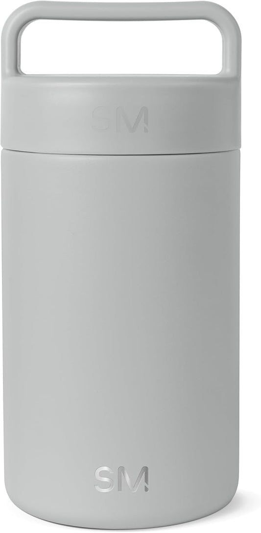 Simple Modern Food Jar for Hot Food | Reusable Stainless Steel Vacuum Insulated Leak Proof Lunch Storage for Smoothie Bowl, Soup, Oatmeal | Provision Collection | 16oz | Ice Gray