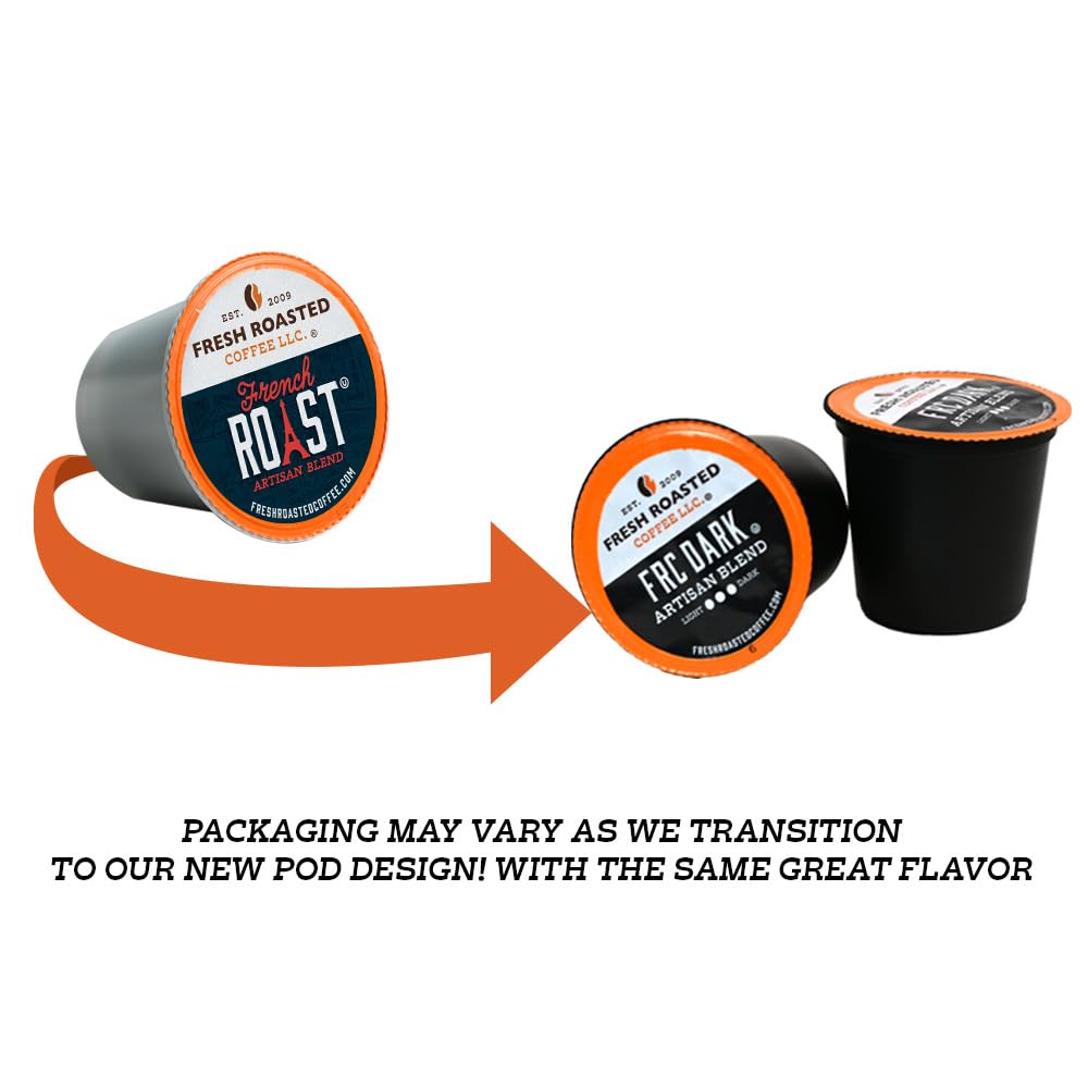 Fresh Roasted Coffee, Dark Costa Rica Tarrazu, Dark Roast, 24 Pods for K Cup Brewers