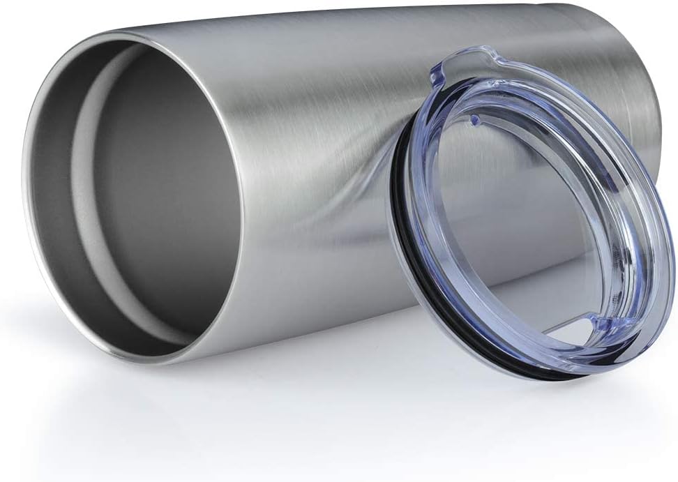 20oz Tumbler Stainless Steel Vacuum Insulated Mug with Lid, Double Wall Travel Mug, Durable Powder Coated Coffee Cup, Suitable for Ice Drinks and Hot Beverage (New Mix 12 pack)