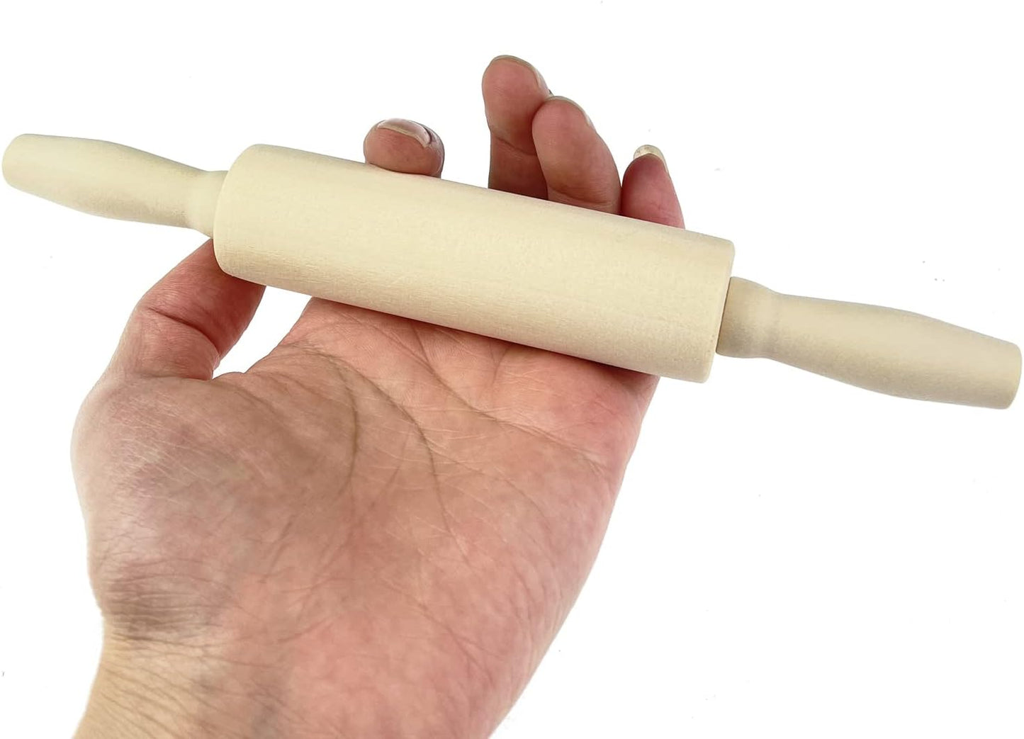 20 Pack Wood Small Rolling Pin for Kids, 7.9 Inch Kids Rolling Pin for Home Kitchen