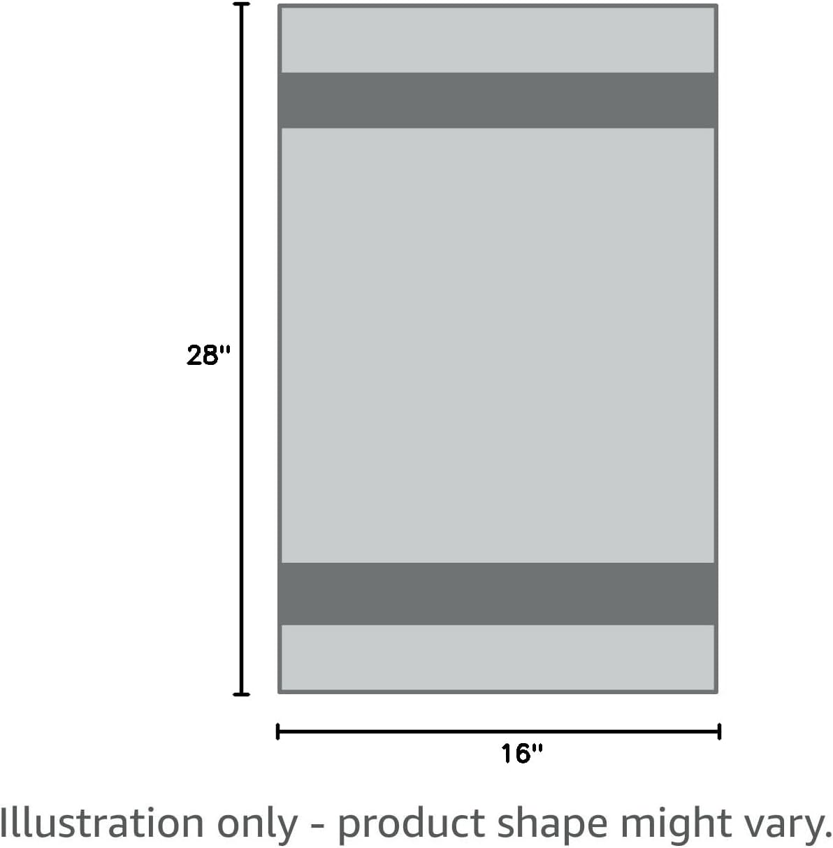 POLYTE Ultra Premium Microfiber Kitchen Dish Hand Towel Waffle Weave, 8 Pack (16x28 in, White)