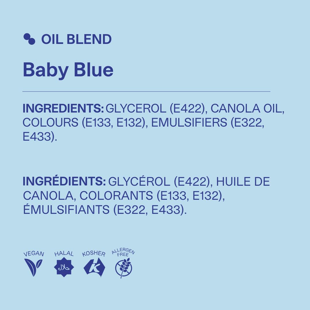 Colour Mill Oil-Based Food Coloring, 20 Milliliters Baby Blue